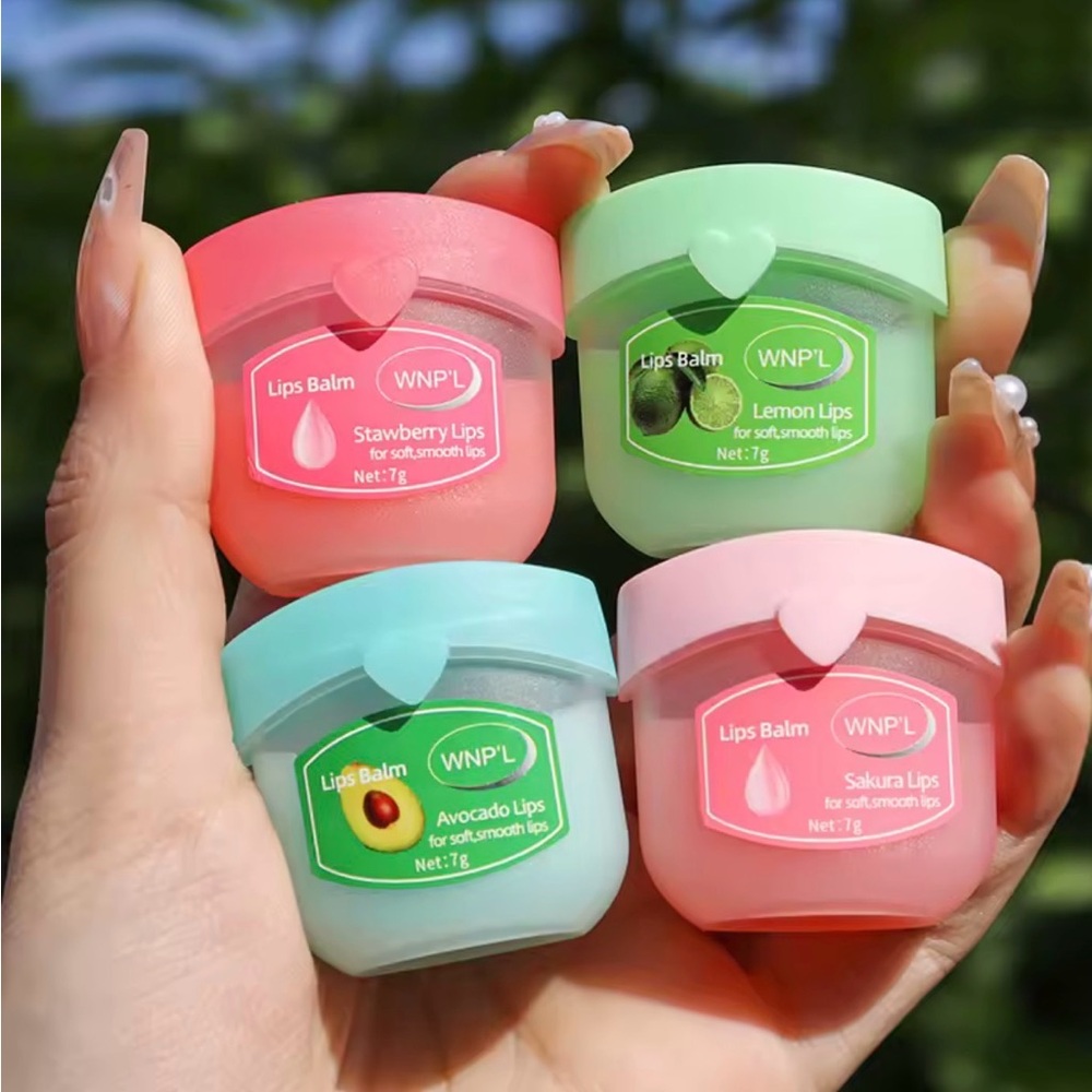 4 pc Moisturizing Lip Balm Sets Lipstick Makeup Natural Plant Base Cracking Lips